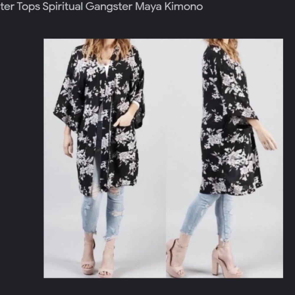 Spiritual Gangster Maya Kimono